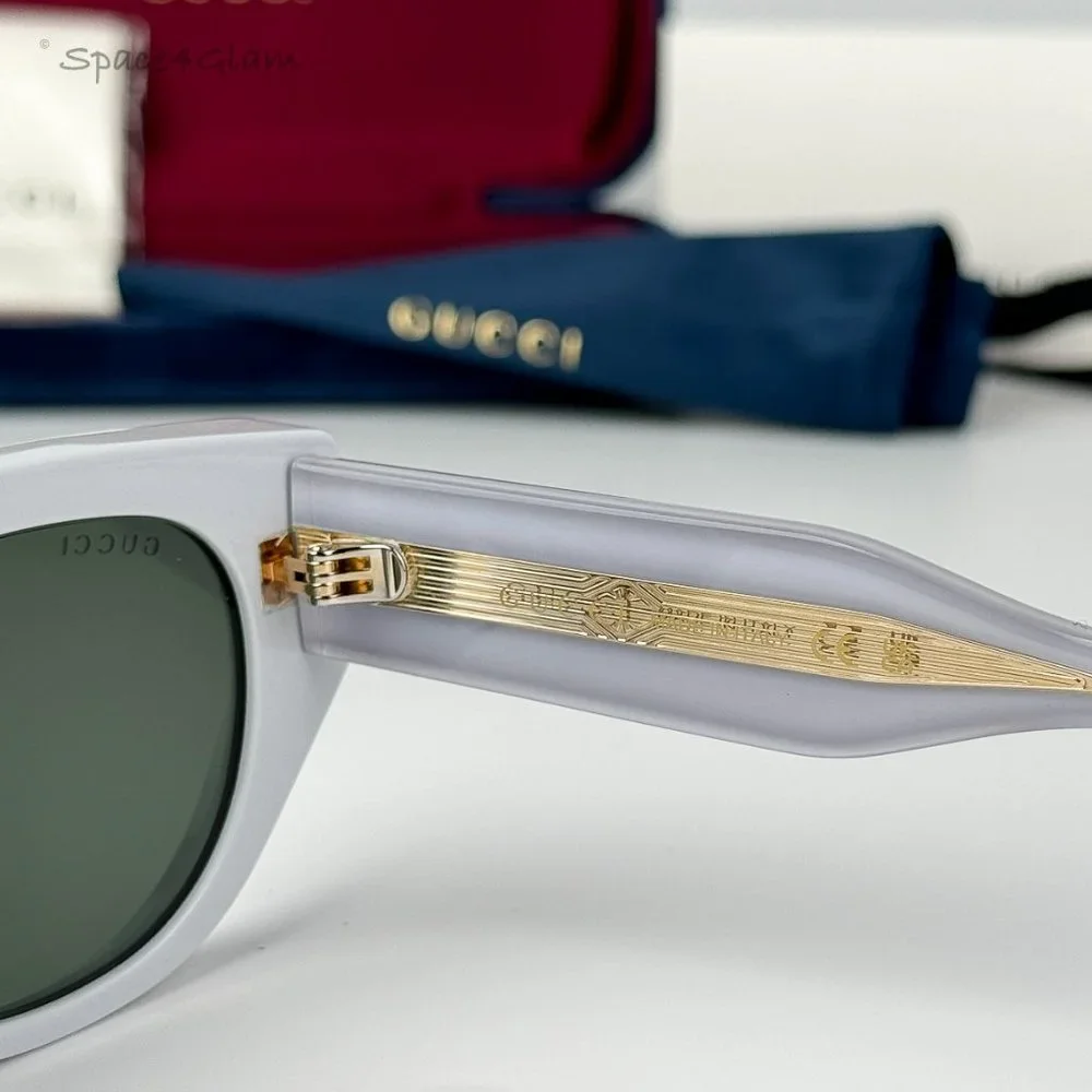 BRAND NEW Gucci GG1532SA 003 Grey Unisex Cat Eye Sunglasses GG 1532SA